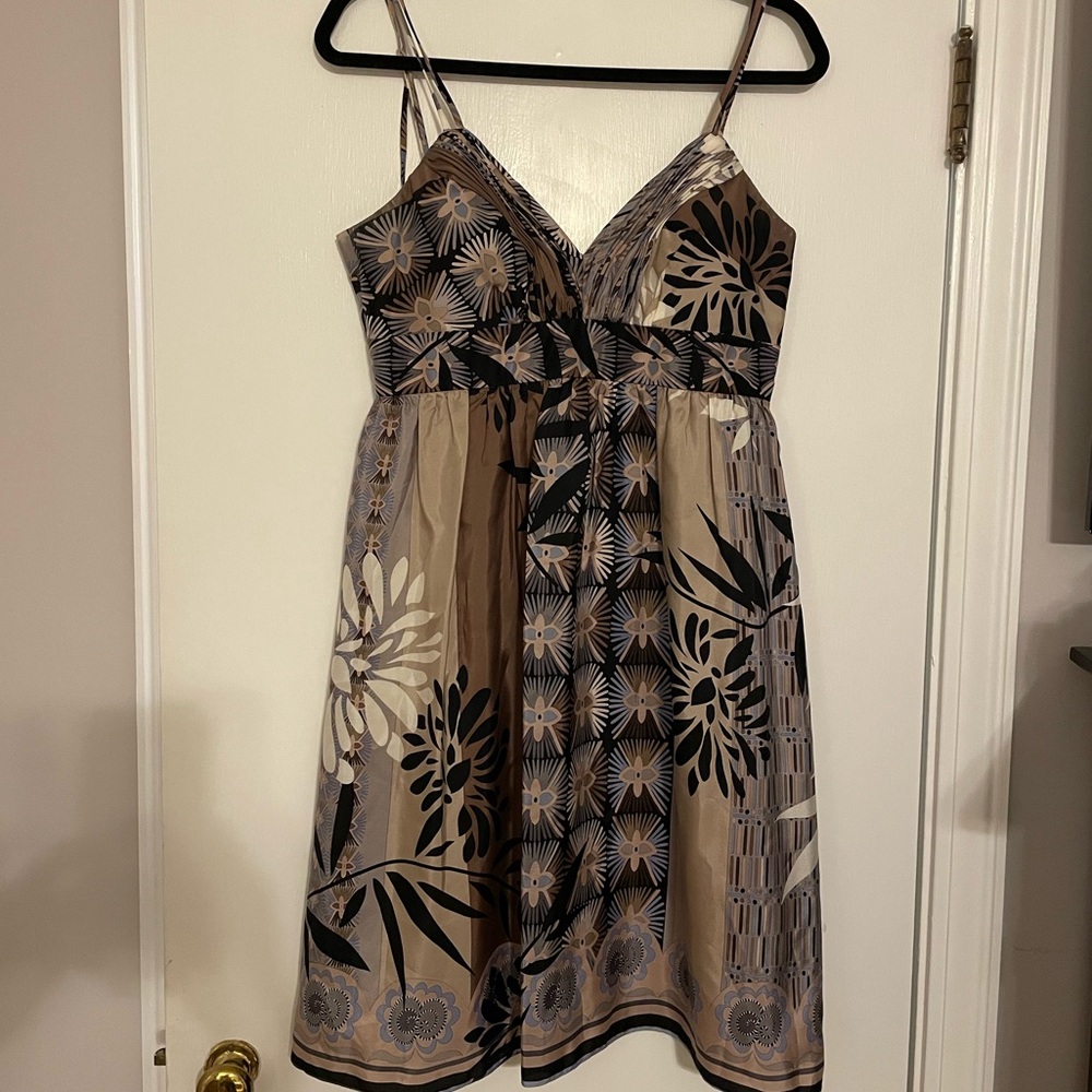 Spaghetti Strap Silk Dress